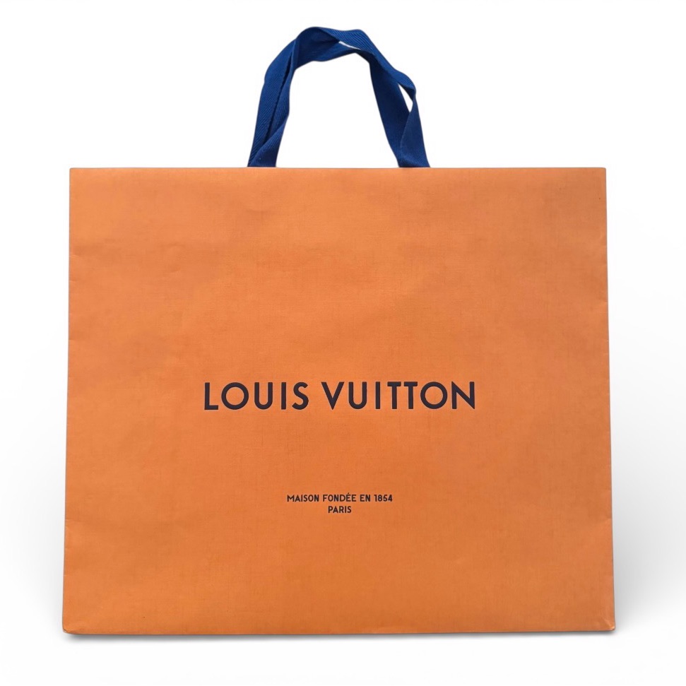 Authentic Louis Vuitton Medium Paper Shopping ToteGift Bag Excellent Condition